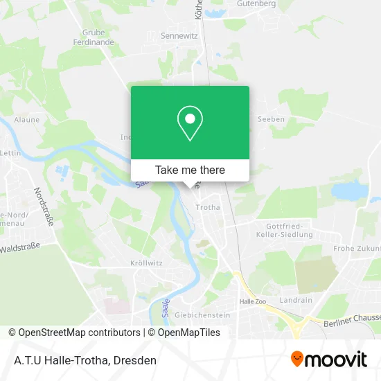 Карта A.T.U Halle-Trotha