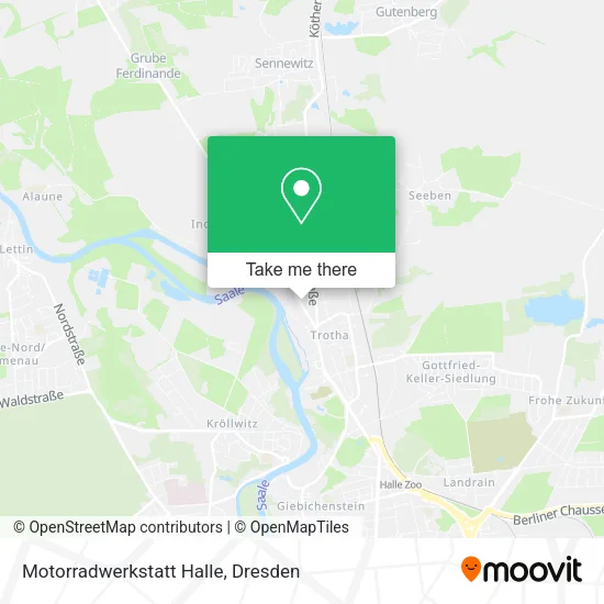 Карта Motorradwerkstatt Halle