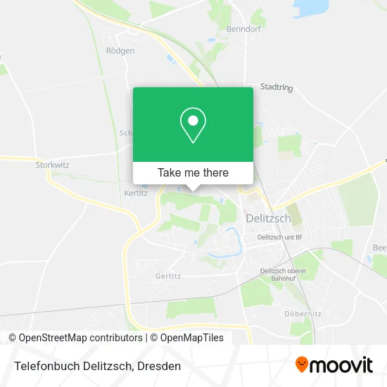 Карта Telefonbuch Delitzsch