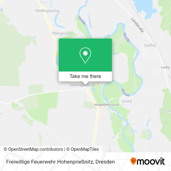 Карта Freiwillige Feuerwehr Hohenprießnitz
