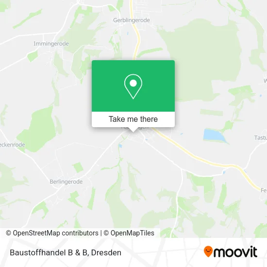 Карта Baustoffhandel B & B