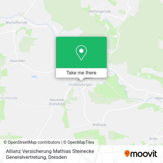 Карта Allianz Versicherung Mathias Steinecke Generalvertretung