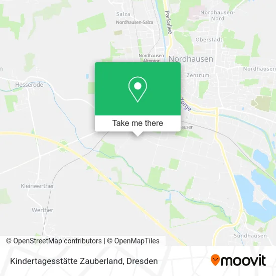 Карта Kindertagesstätte Zauberland