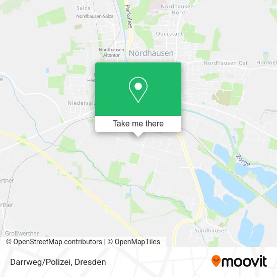 Карта Darrweg/Polizei