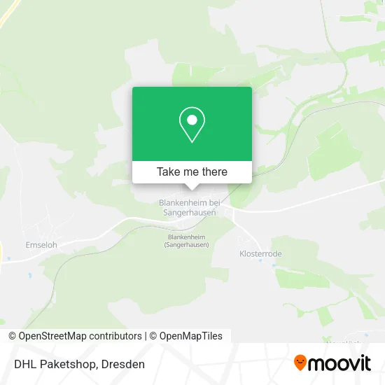 Карта DHL Paketshop