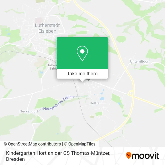 Карта Kindergarten Hort an der GS Thomas-Müntzer
