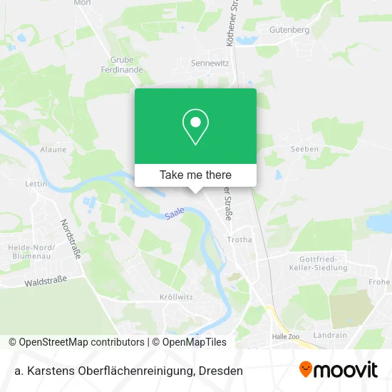 Карта a. Karstens Oberflächenreinigung