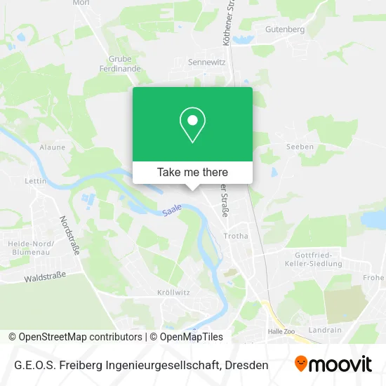 Карта G.E.O.S. Freiberg Ingenieurgesellschaft