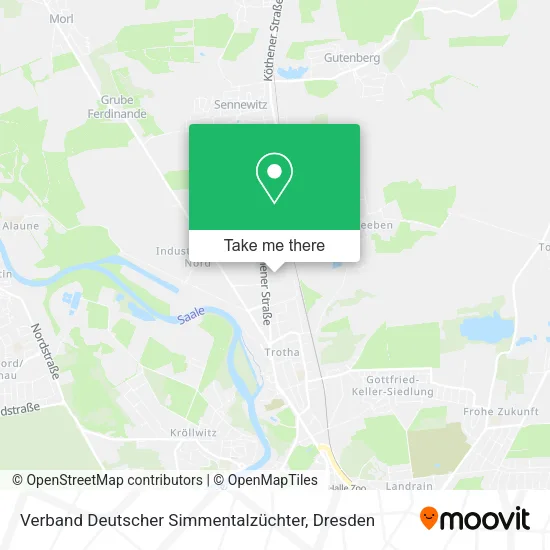 Карта Verband Deutscher Simmentalzüchter
