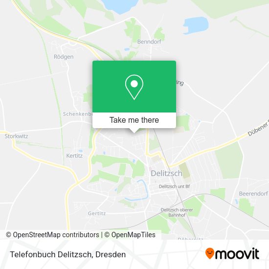 Карта Telefonbuch Delitzsch
