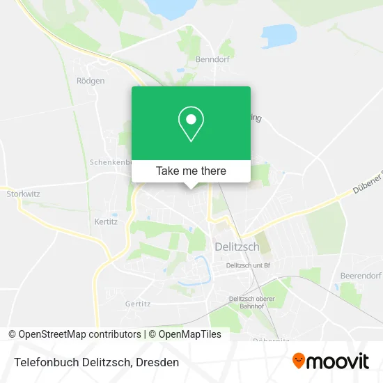 Карта Telefonbuch Delitzsch