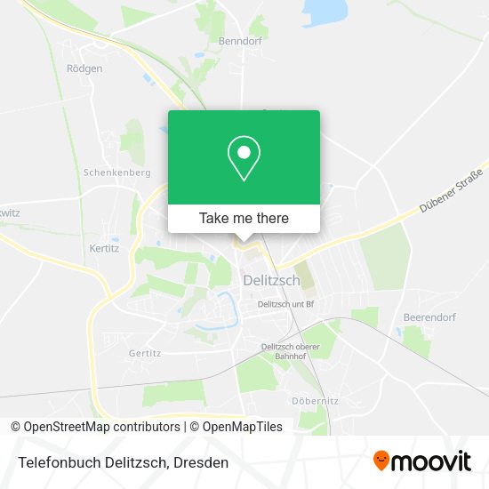 Карта Telefonbuch Delitzsch