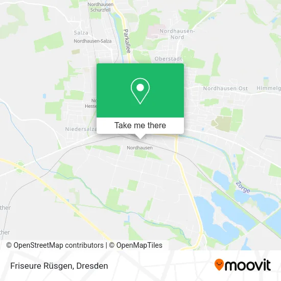 Карта Friseure Rüsgen