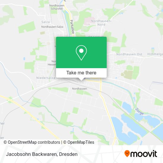 Карта Jacobsohn Backwaren