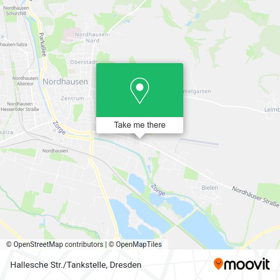 Карта Hallesche Str./Tankstelle