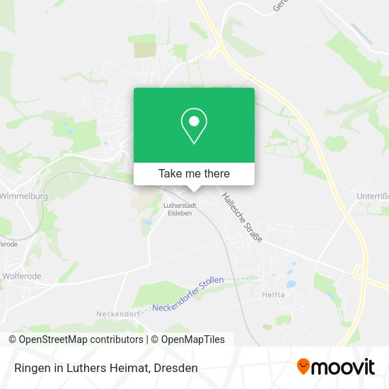 Карта Ringen in Luthers Heimat