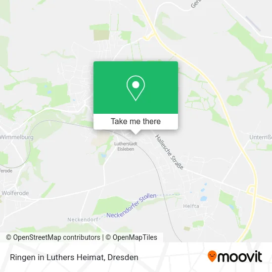 Карта Ringen in Luthers Heimat
