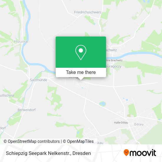 Карта Schiepzig Seepark Nelkenstr.