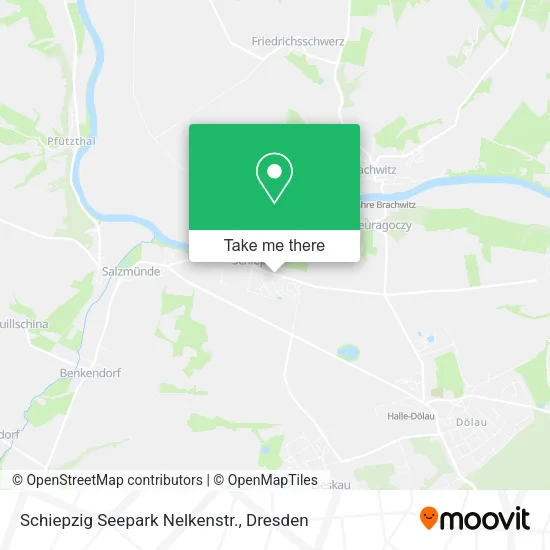 Карта Schiepzig Seepark Nelkenstr.