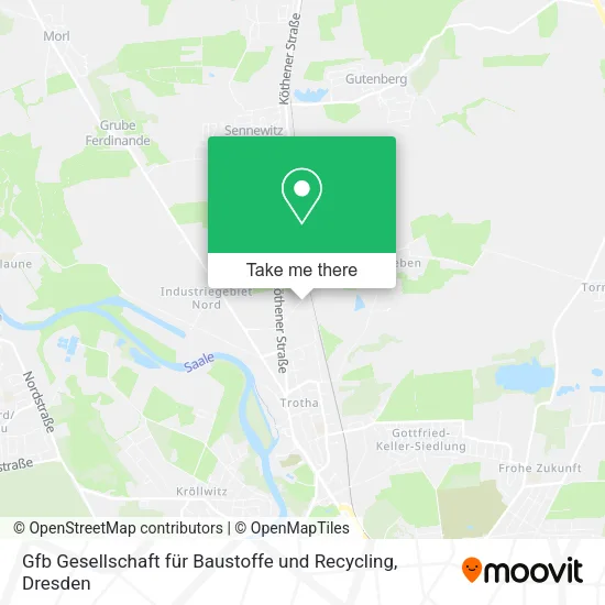 Карта Gfb Gesellschaft für Baustoffe und Recycling