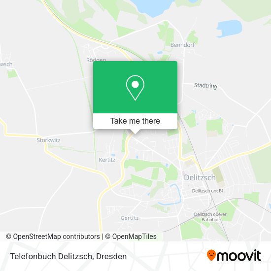 Карта Telefonbuch Delitzsch