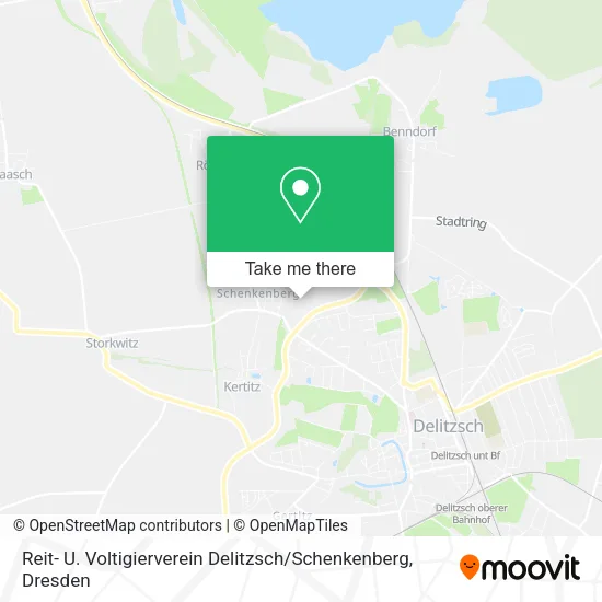 Карта Reit- U. Voltigierverein Delitzsch / Schenkenberg