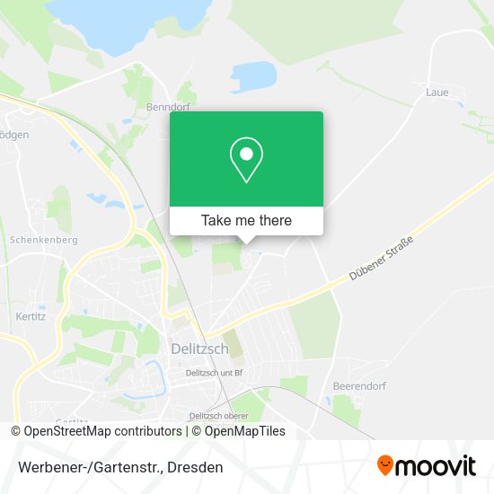 Карта Werbener-/Gartenstr.
