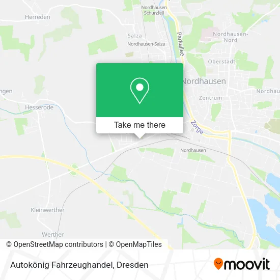 Карта Autokönig Fahrzeughandel