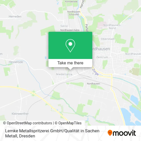 Карта Lemke Metallspritzerei GmbH / Qualität in Sachen Metall