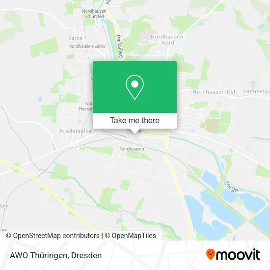 Карта AWO Thüringen