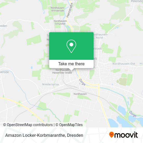 Карта Amazon Locker-Korbmaranthe