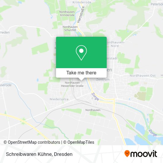 Карта Schreibwaren Kühne