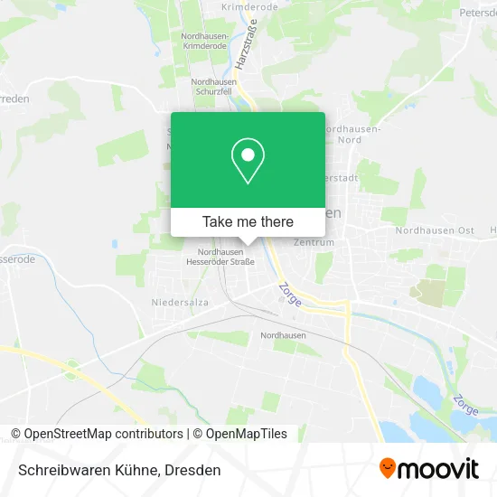 Карта Schreibwaren Kühne