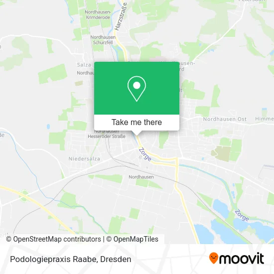 Карта Podologiepraxis Raabe