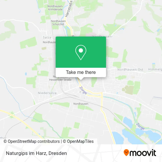 Карта Naturgips im Harz