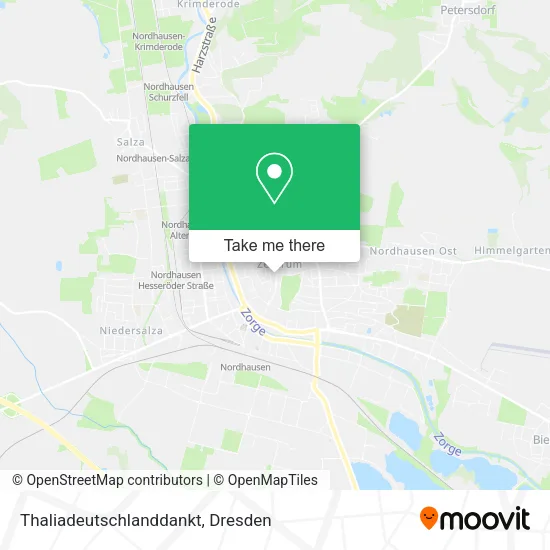 Карта Thaliadeutschlanddankt