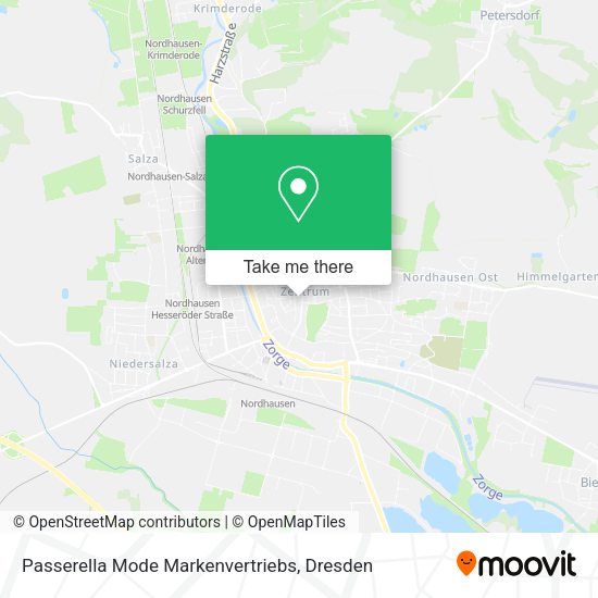 Карта Passerella Mode Markenvertriebs