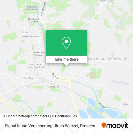 Карта Signal Iduna Versicherung Ulrich Weitzel