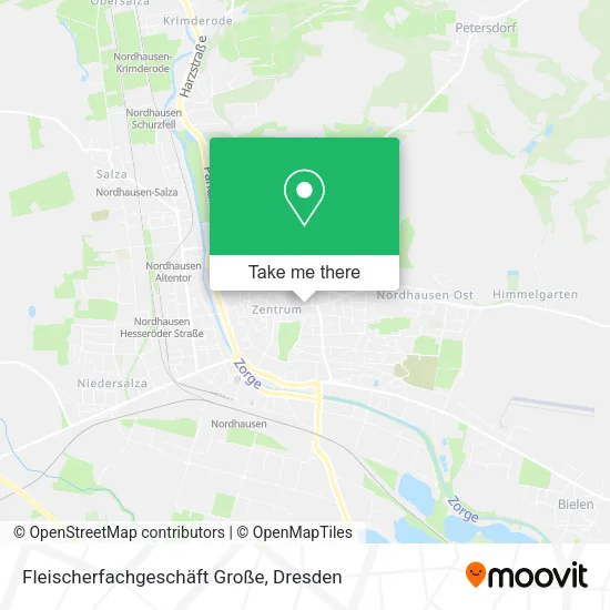 Карта Fleischerfachgeschäft Große