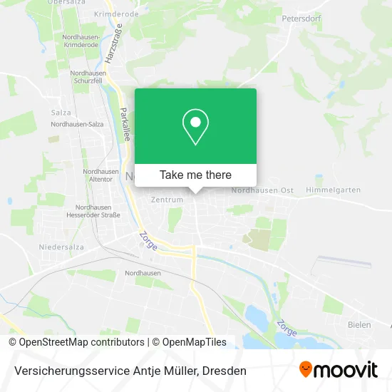 Карта Versicherungsservice Antje Müller