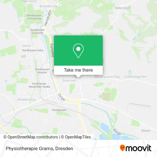 Карта Physiotherapie Grams