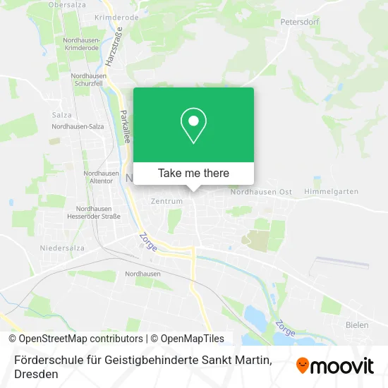 Карта Förderschule für Geistigbehinderte Sankt Martin