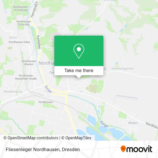 Карта Fliesenleger Nordhausen