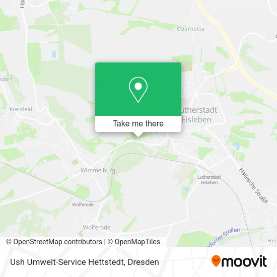 Карта Ush Umwelt-Service Hettstedt