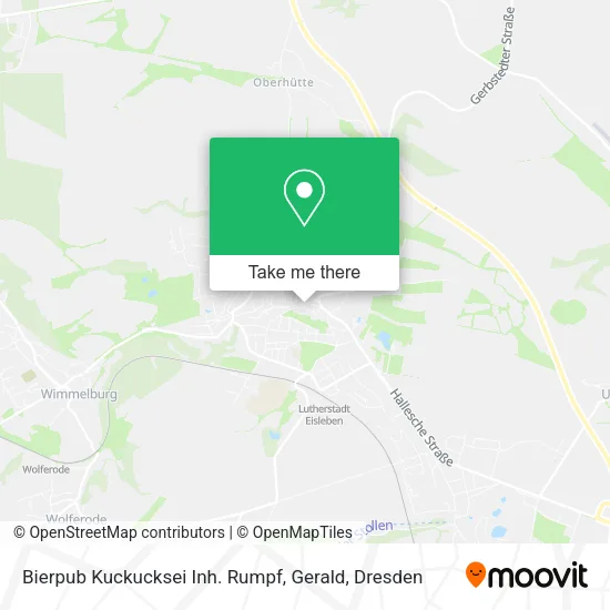 Карта Bierpub Kuckucksei Inh. Rumpf, Gerald