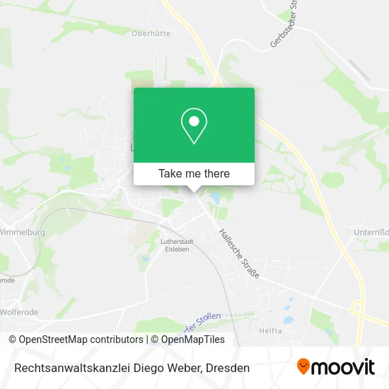 Rechtsanwaltskanzlei Diego Weber map