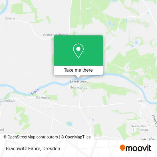 Карта Brachwitz Fähre