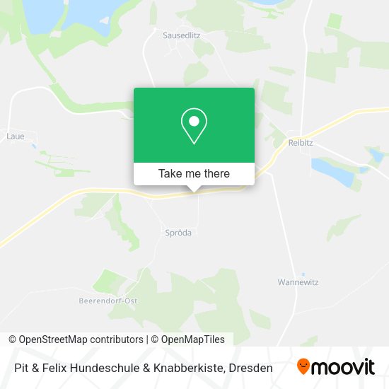 Карта Pit & Felix Hundeschule & Knabberkiste