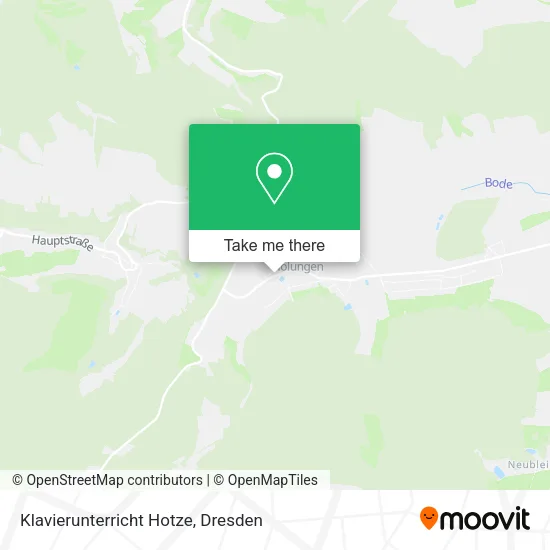 Klavierunterricht Hotze map