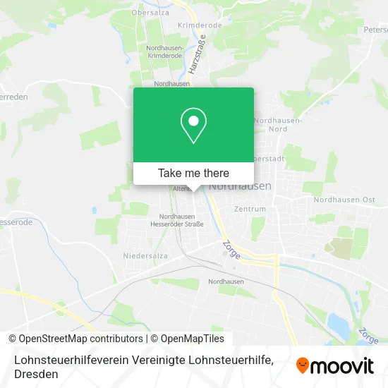 Карта Lohnsteuerhilfeverein Vereinigte Lohnsteuerhilfe